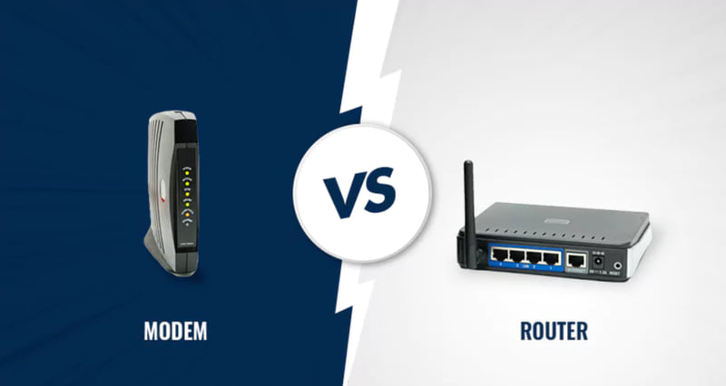Sự khác nhau giữa Modem và Router
